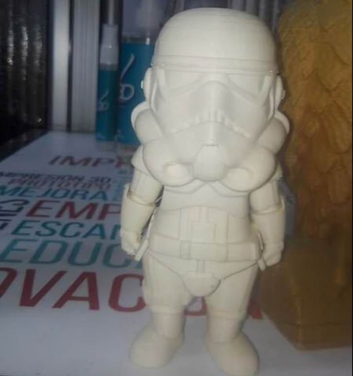 impresion 3d de traje star wars