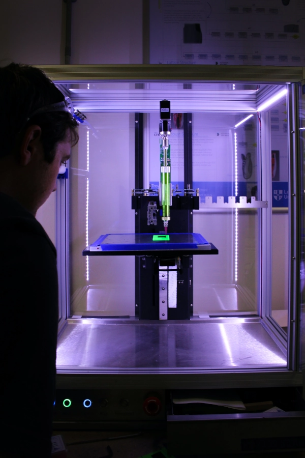 impresora 3d en funcionamiento
